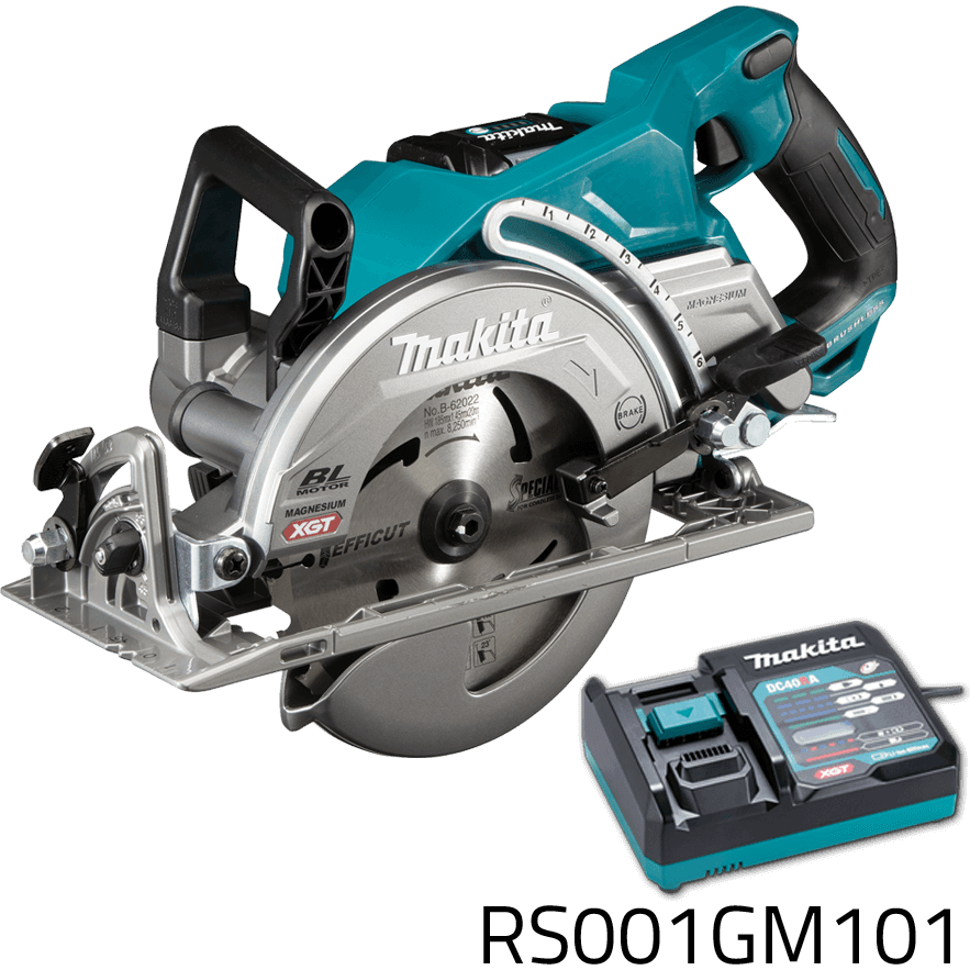 Makita RS001GM101 40V Cordless Circular Saw (Rear Handle) XGT | Makita by KHM Megatools Corp. Makita RS001GM101 40V Cordless Circular Saw (Rear Handle) XGT | Makita by KHM Megatools Corp.